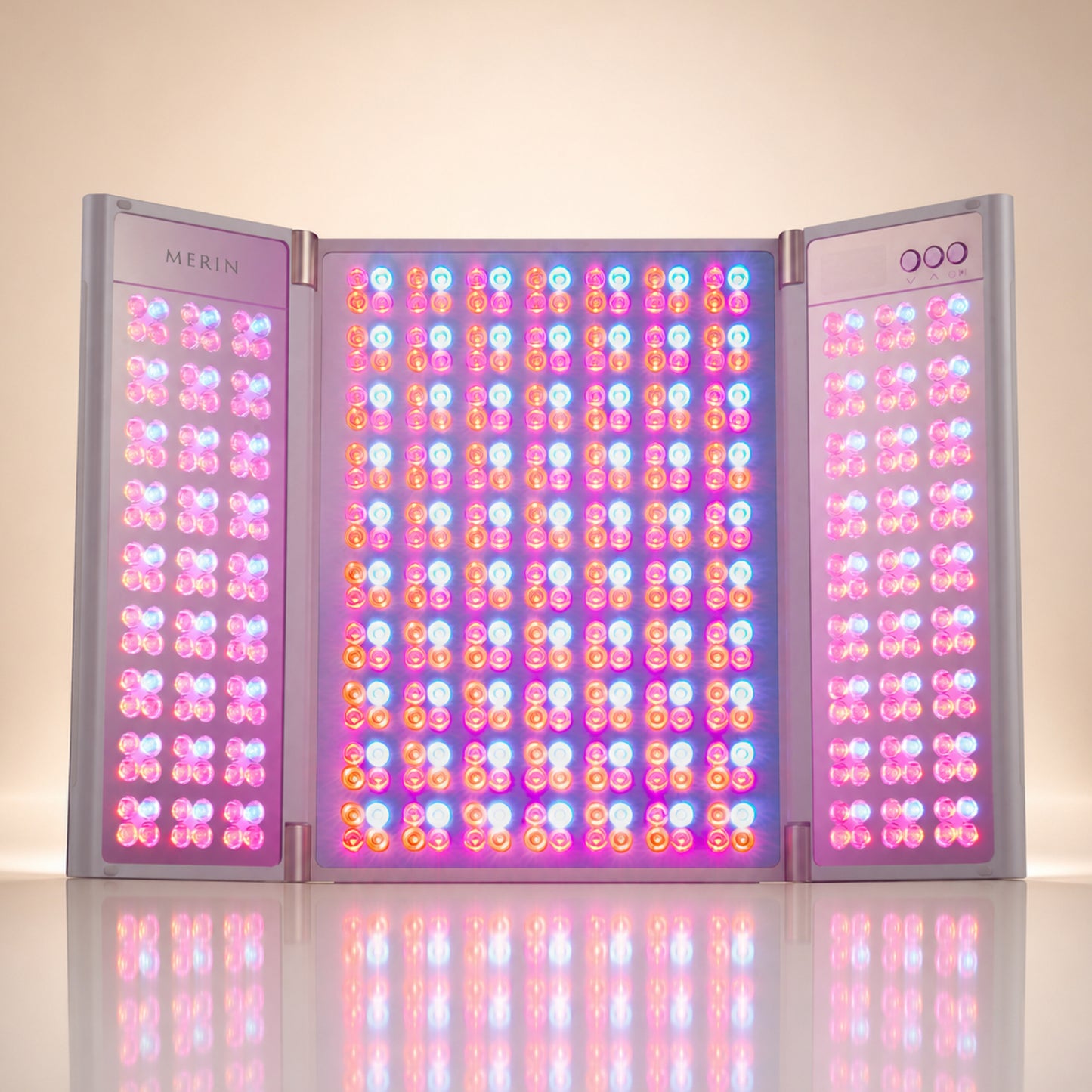AURA ライトケアLED美顔器 収納ケース付き