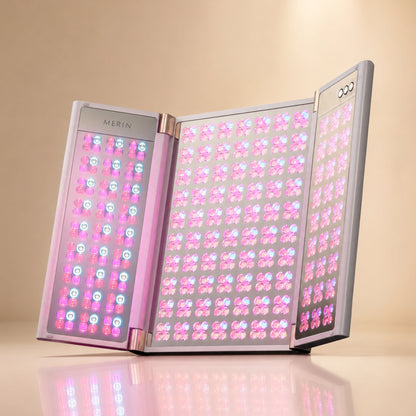 AURA ライトケアLED美顔器 収納ケース付き